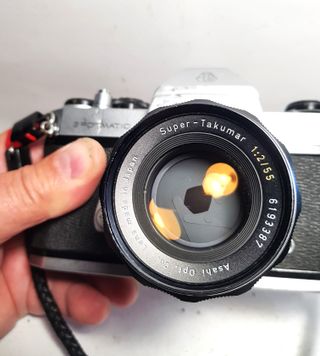 PENTAX SPOTMATIC SP II con Super Takumar 55mm/1:2