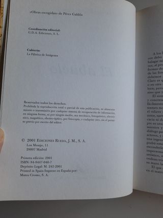 El Abuelo" y "Doña Perfecta". Benito Pérez Galdós