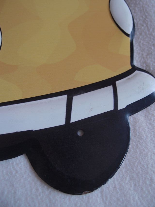 Chapa furgoneta surfera en relieve para pared