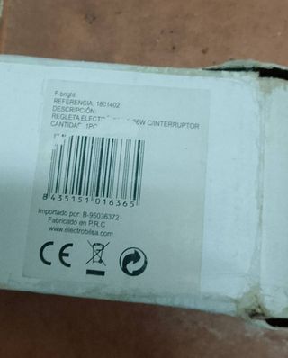 Regleta fluorescente de 1 tubo