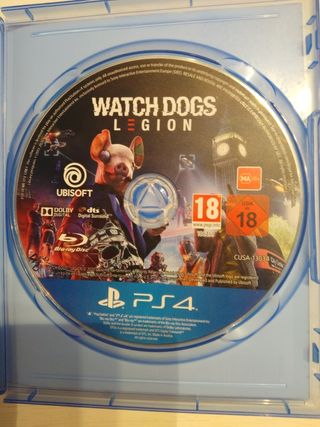 Watch dogs Legion PS4