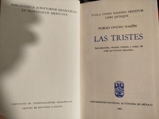 OVIDIO LAS TRISTES