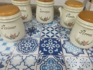 Juego de Tarros de Cocina vintage