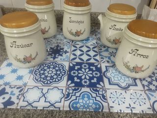 Juego de Tarros de Cocina vintage
