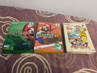 Lote juegos Nintendo 64 JAP
