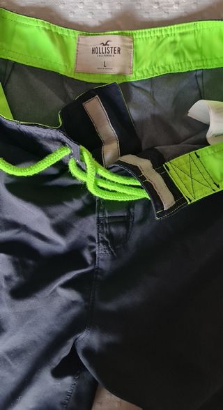 Bañador largo hombre surfero Hollister