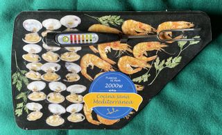 PLANCHA ASAR JATA + TENEDOR ELECTRONICO.