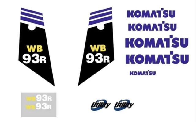Kit Adhesivos Komatsu WB93R - 2