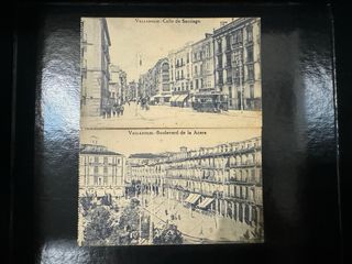 Postales antiguas calles Valladolid precio unidad