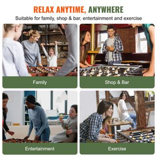 Tavolo da gioco pieghevole da calcio balilla da 4