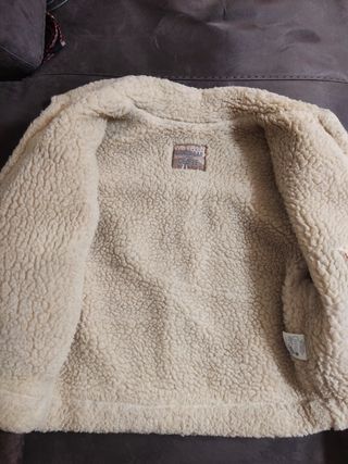 chaqueta mujer ante y borrego Chipie . talla L.