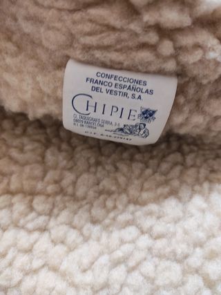 chaqueta mujer ante y borrego Chipie . talla L.