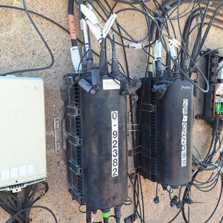 Reparación fibra óptica