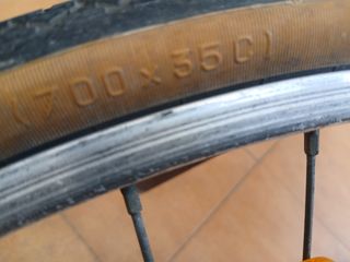 Bicicleta vintage holandesa ruedas hibri