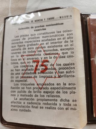 Cartera numismatica de franco,estrella75