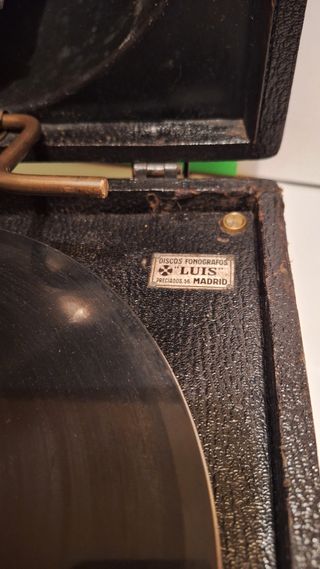 ANTIGUA GRAMOLA AÑOS 20 30 FUNCIONANDO!!
