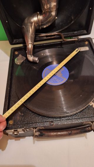 ANTIGUA GRAMOLA AÑOS 20 30 FUNCIONANDO!!