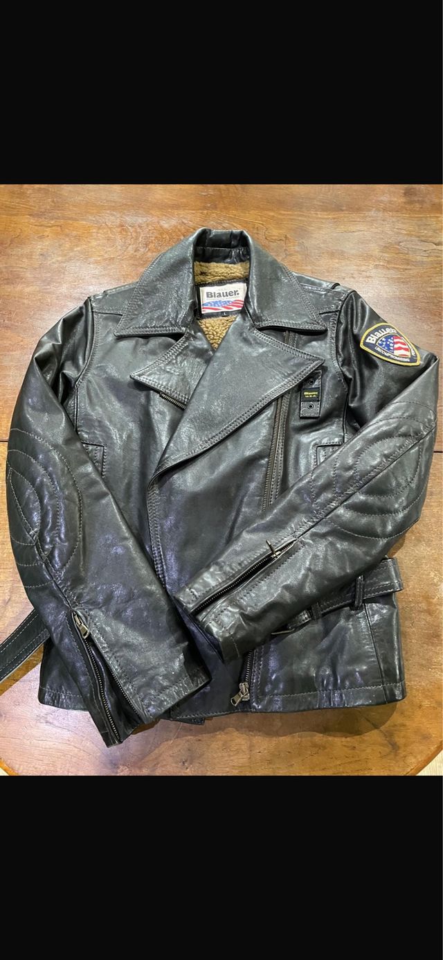 Cazadora cuero Blauer