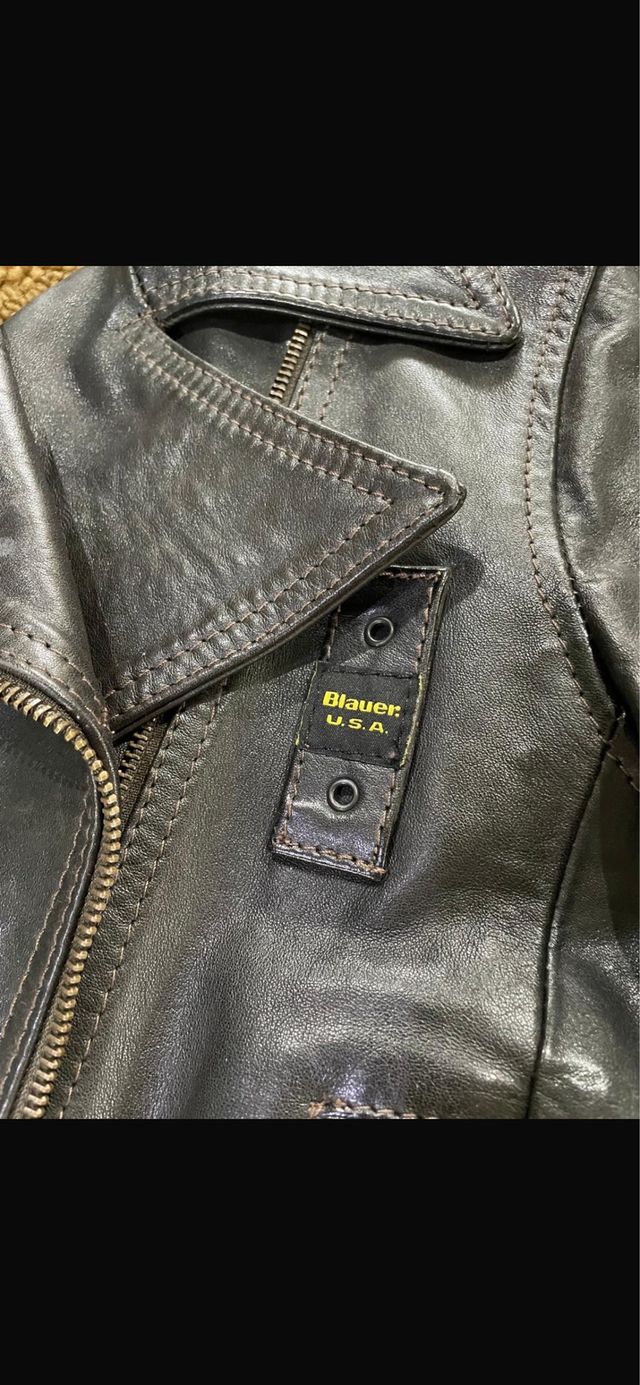 Cazadora cuero Blauer