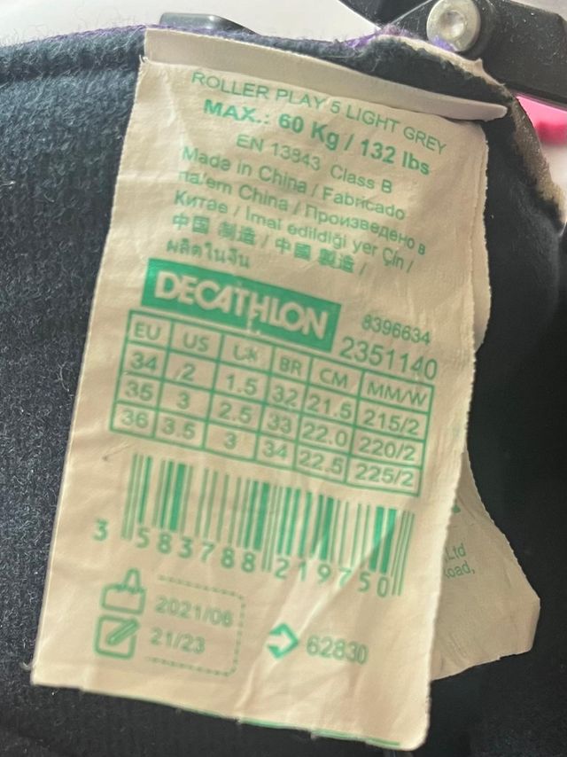 Patines Niña 34 - 36