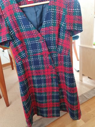 Vestido cuadros Mango Otoño Invierno