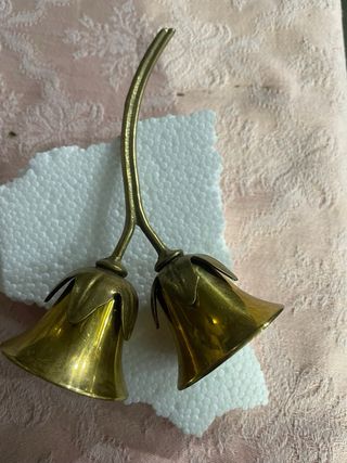 Vintage due campane di bronzo