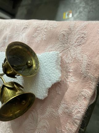 Vintage due campane di bronzo