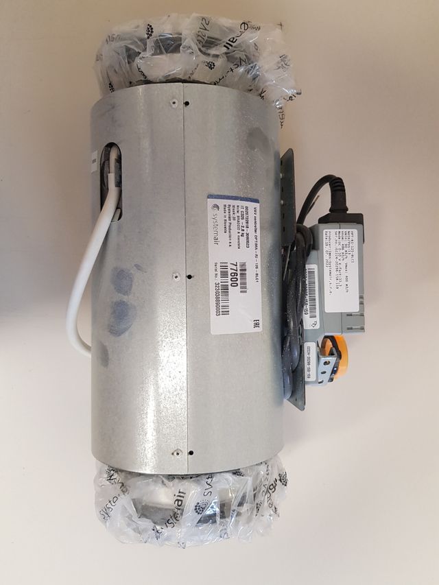 Regolatore a portata d'aria Optima RI-125-BLC1