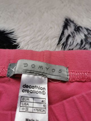 Conjunto deportivo rosa Decathlon