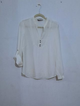 Blusa blanca M/L Marks&Spencer