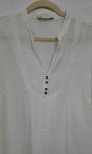 Blusa blanca M/L Marks&Spencer