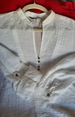 Blusa blanca M/L Marks&Spencer