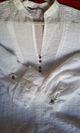Blusa blanca M/L Marks&Spencer