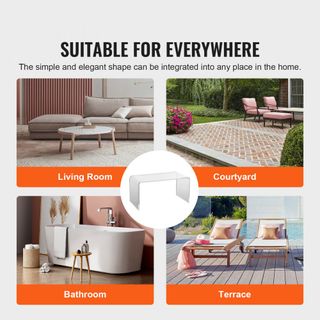 Tavolino da Salotto in Acrilico Trasparente Tavoli