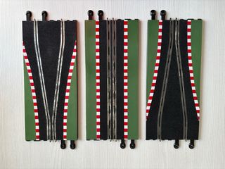 PACK CHICANE EN RECTA 3 PIEZAS SCALEXTRIC ORIGINAL