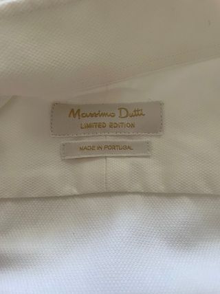 Camisa massimo dutti edicion limitada