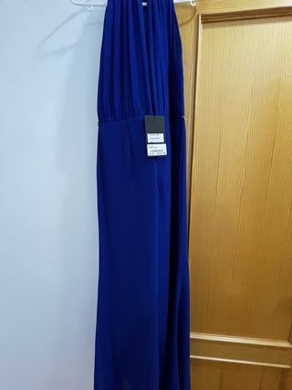 Vestido de fiesta largo azul