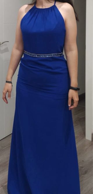 Vestido de fiesta largo azul