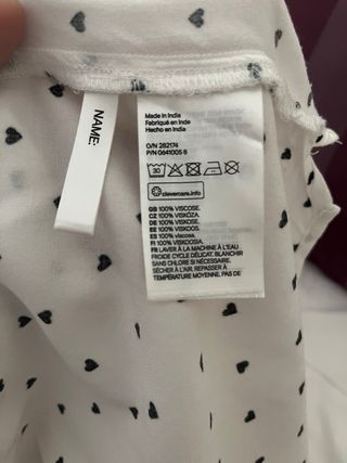 Blusa sin mangas H&M T13-14