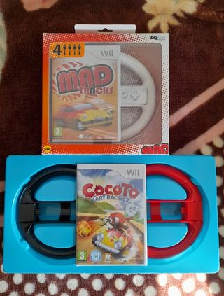 NUEVO Juego Wii Mad Tracks+Cocoto Kart 