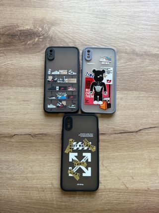 Lote fundas iphone x/xs