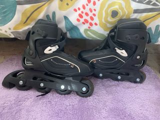 Patines en linea adulto 39,5 + protectores + funda