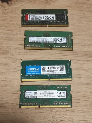 Memoria RAM 3 módulos de 8GB ddr4