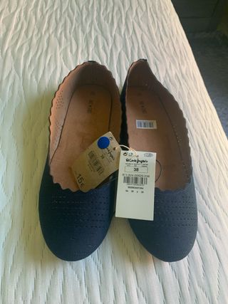 Manoletinas de mujer talla 38 nuevas 