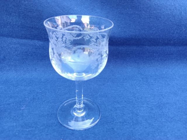 Servizio calici cristallo vintage