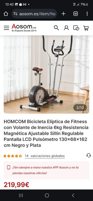 Bicicleta elíptica