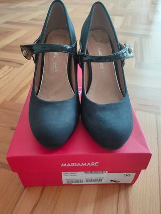 Zapatos de fiesta azul marino 