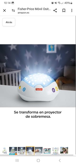 Movil bebe musica fisher price