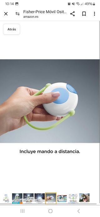 Movil bebe musica fisher price