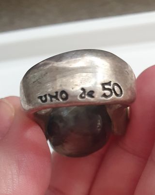 Anillo plata UNO de 50